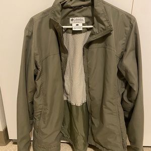 Olive green Columbia sweater